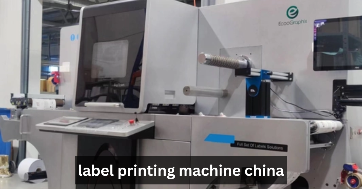 label printing machine china