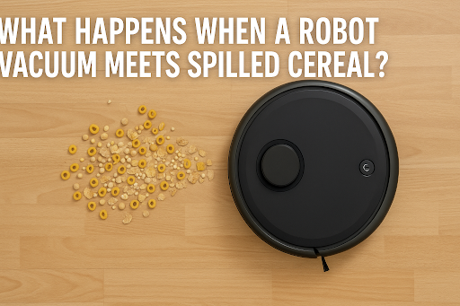 What Happens When a Robot Vacuum Meets Spilled Cereal?