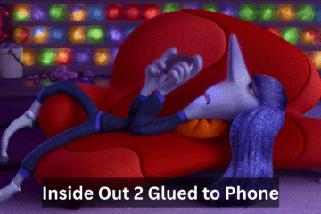 Inside Out 2 Glued to Phone