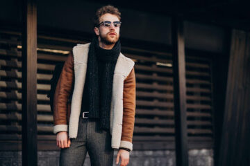 Mens Shearling Jacket